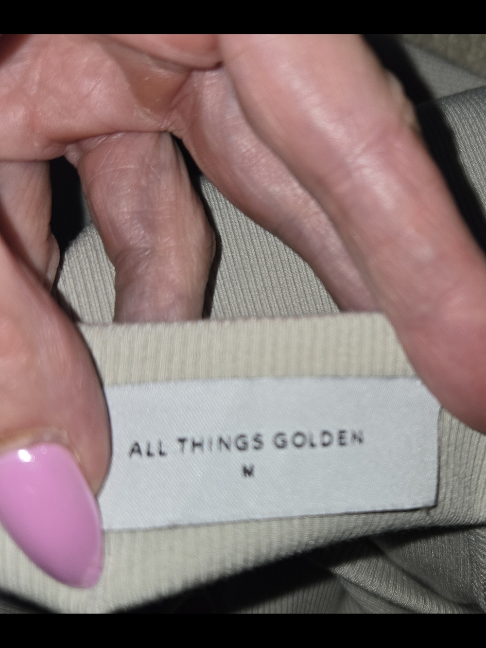 All Things Golden Ribbed Tank Dress in Bone Womens Size MED - Picture 4 of 8